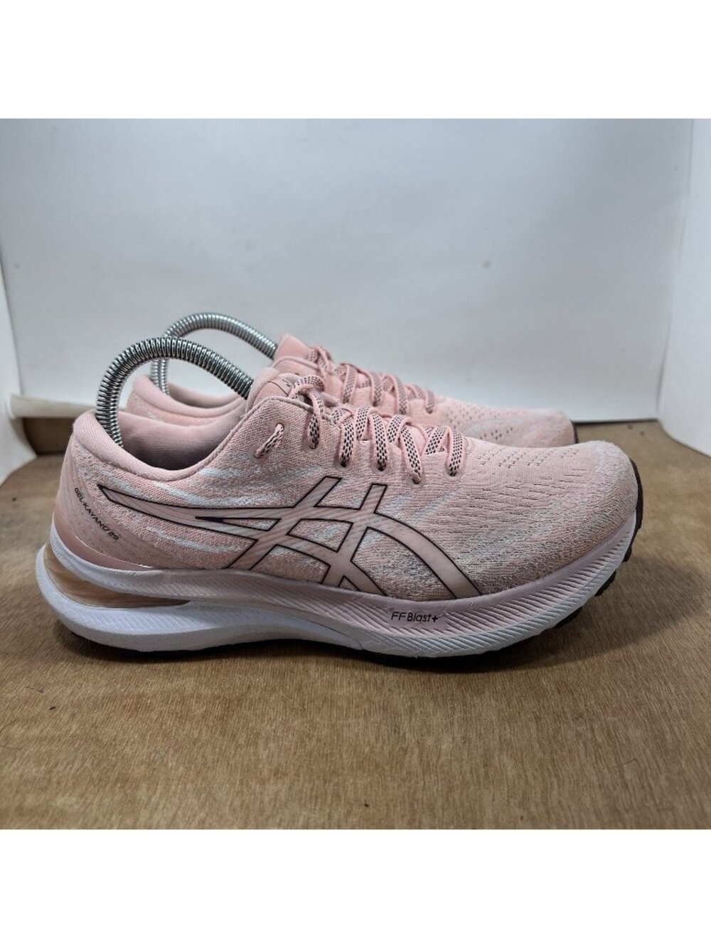 Asics Pink Athletic Running Shoes